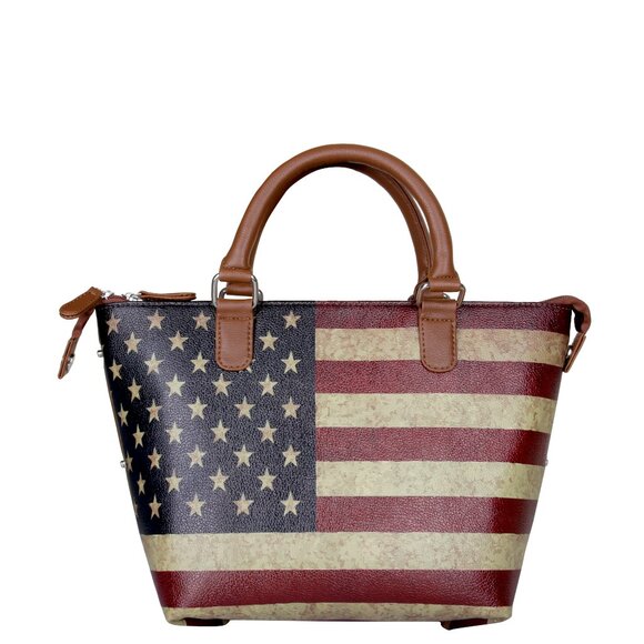 Printed Leather 3-in-1 Convertible Top Handle Crossbody Bag for Women- Daily Use - Picture 11 of 16